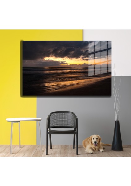 Doğa, Manzara 3D Dekoratif Baskı Yatay Cam Tablo 01 fiyatları