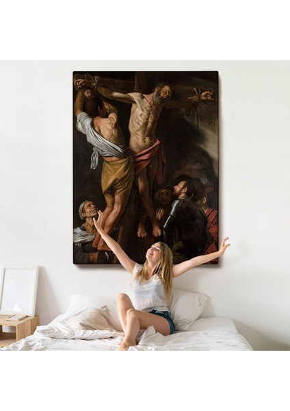Caravaggio - Aziz Andrew'un Çarmıha Gerilmesi Tablo - The Crucifixion Of Saint ANDREW-7424