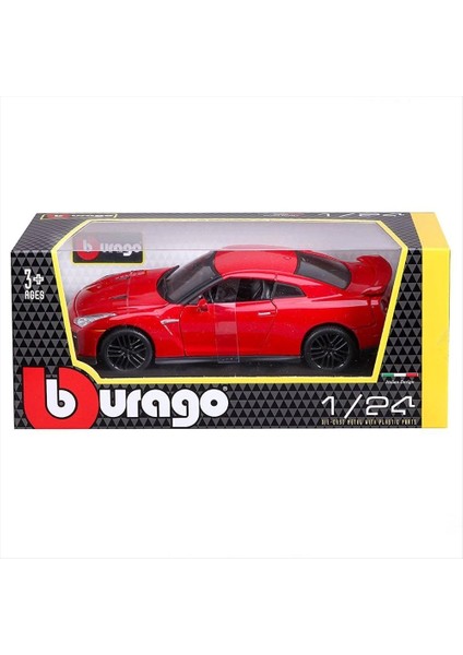 21082 Burago 1:24 Nissan Gt-R 2017 Model Araba