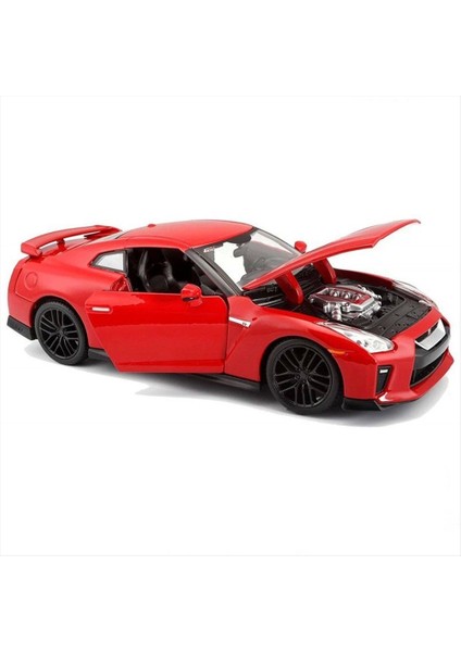 21082 Burago 1:24 Nissan Gt-R 2017 Model Araba