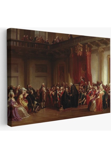 Benjamin Franklin Danışma Meclisi Huzuruna Çıkıyor TABLOSU-6542