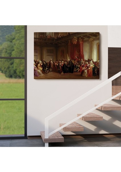 Benjamin Franklin Danışma Meclisi Huzuruna Çıkıyor TABLOSU-6542 indirimleri