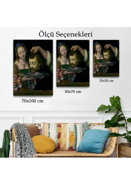 Salome Ile Vaftizci Yahya'nın Başının Kesilmesi TABLO-7339 modelleri