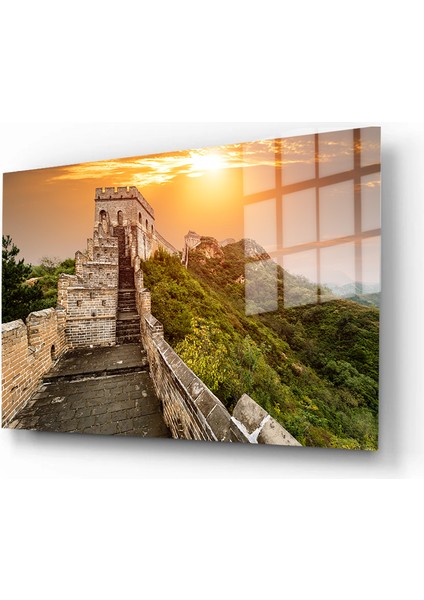 Doğa, Manzara 3D Dekoratif Baskı Yatay Cam Tablo 01