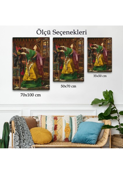 Frederick Sandys'in 1864 Tarihli Bir Cadı TABLOSU-7304