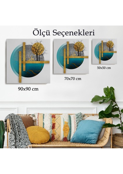 Soyut Geometri Dekoratif TABLOSU-8308 modelleri