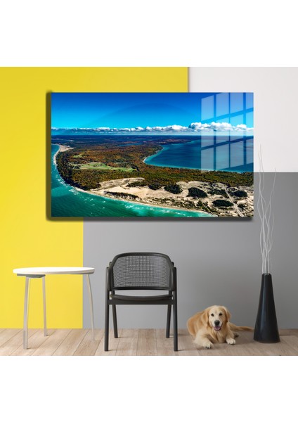 Doğa, Manzara 3D Dekoratif Baskı Yatay Cam Tablo 01 fiyatları