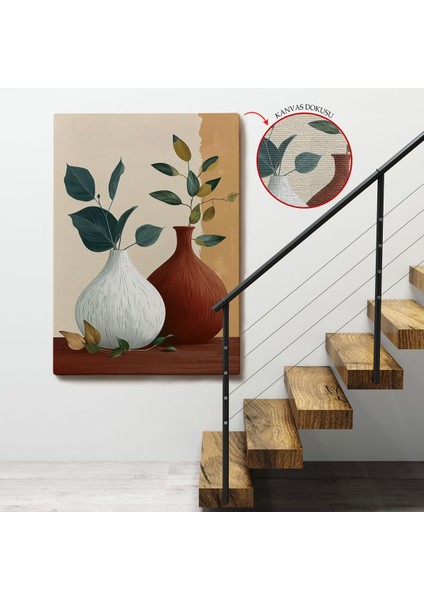 Vazoların Içindeki Yapraklar TABLO-7556 fırsatları