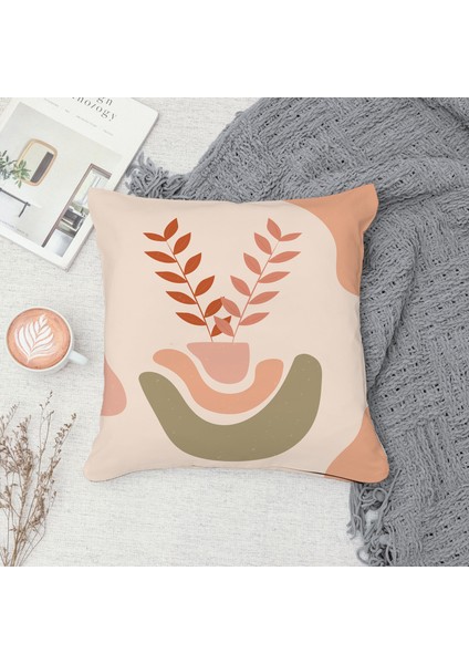 Çift Taraf Baskılı Gizli Di Özel Tasarım Süet Dokulu Kırlent Kılıfı Takımı 47