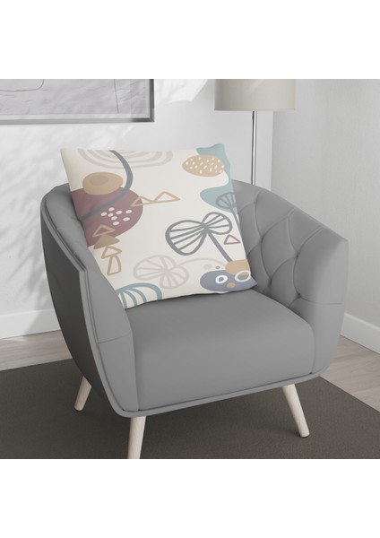 Çift Taraf Baskılı Gizli Di Özel Tasarım Süet Dokulu Kırlent Kılıfı Takımı 47 fırsatları