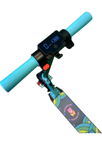S5 Elektrikli Çocuk Scooter - 130W, LED Işıklı, Amortisörlü (Dizlik ve Dirseklik Hediyeli)