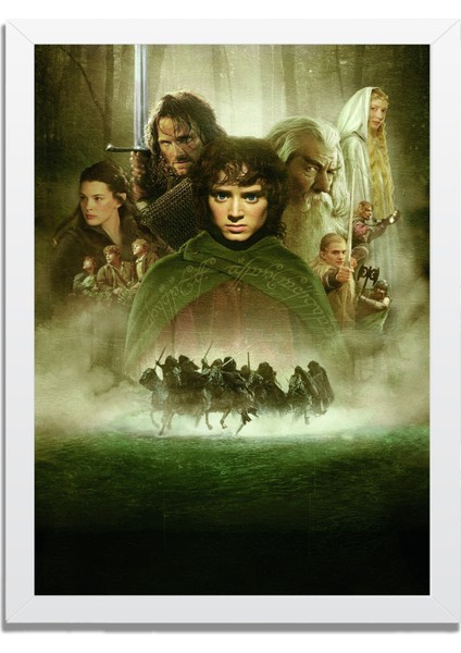 Dizi- Film Karakter ve Afişleri Mdf Plastik Çerçeveli Dekoratif Tablo 01