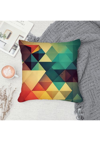 Çift Taraf Baskılı Gizli Di Özel Tasarım Süet Dokulu Kırlent Kılıfı Takımı 119