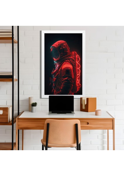 Space, Uzay, Yapay Zeka Mdf Plastik Çerçeveli Dekoratif Tablo 89
