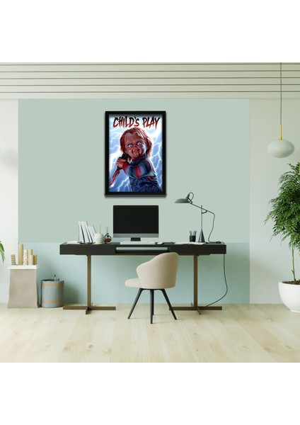 Dizi- Film Karakter ve Afişleri Mdf Plastik Çerçeveli Dekoratif Tablo 01