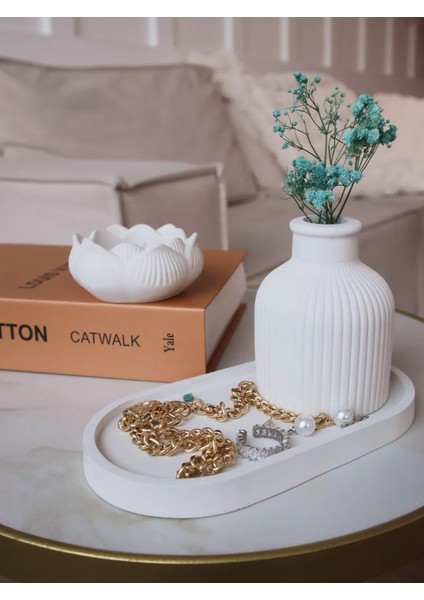 Lotus Beton Dekor Seti – Estetik ve Zarafetin Buluşması fırsatları