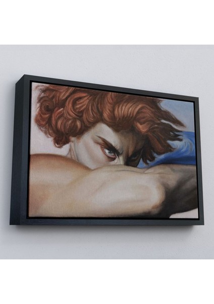 Çerçeveli Düşmüş Meleğin Gözyaşları Tablosu, Alexandre Cabanel Fallen Angel's Eyes TABLOSU-5384