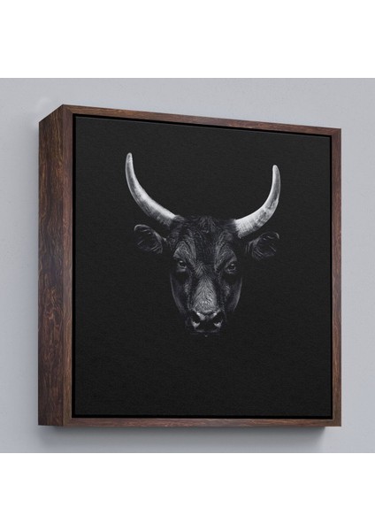 Çerçeveli Boğa Dekoratif Kanvas TABLO-5809 fiyatları