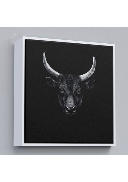 Çerçeveli Boğa Dekoratif Kanvas TABLO-5809 fırsatları