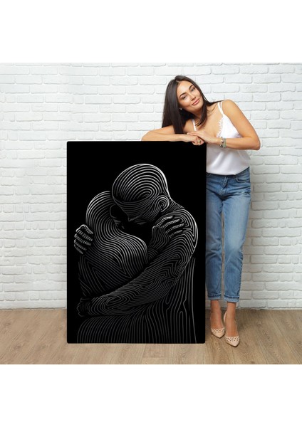 Linear Hug Sarılan Çift TABLOSU-7819 fiyatları