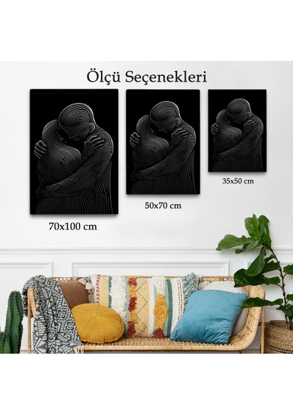 Linear Hug Sarılan Çift TABLOSU-7819 modelleri