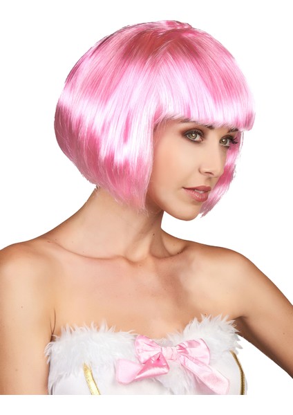 Küt Peruk - Toz Pembe (Açık Pembe) (4767) - MCT8167-9351