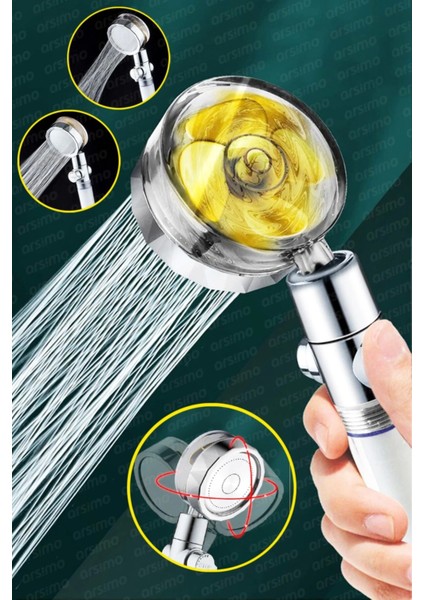 Duş Başlığı Turbo Pervaneli Serinletici Tasarım - MCT6920-1667