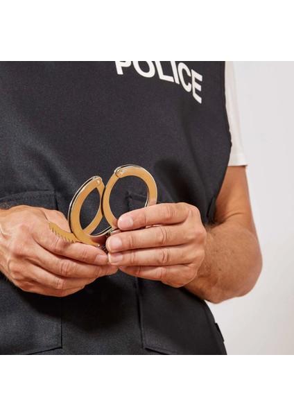 Metal Malzemeden Imal Anahtarlı Oyuncak Polis Si - MCT9773-3661