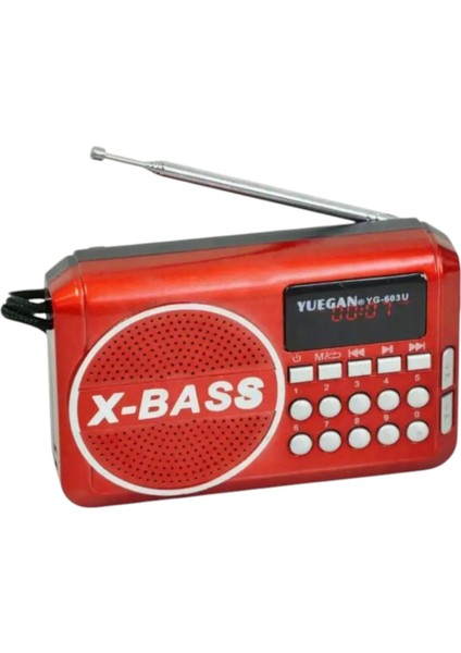 Mini Cep Fm Radyo Dijital Göstergeli Jtec Şarjlı - MCT7623-8174