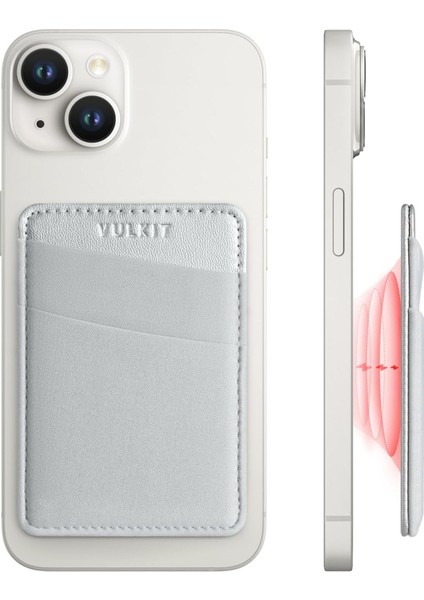 Magsafe Cüzdan-Iphone 15/14/13/12 Serisi ile Uyumlu-Rfıd Kart Tutucu