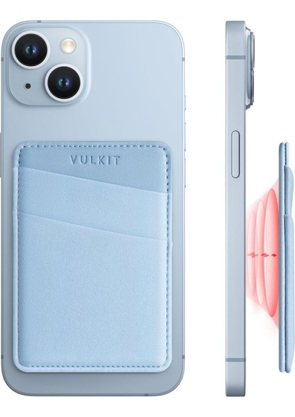 Magsafe Cüzdan-Iphone 15/14/13/12 Serisi ile Uyumlu-Rfıd Kart Tutucu