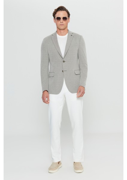 360 Her Yöne Esneyen Pamuklu Slim Fit Dar Kesim Armürlü Blazer Ceket fiyatları