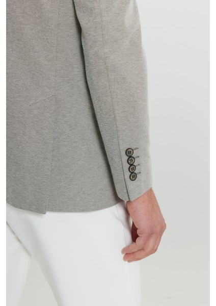 360 Her Yöne Esneyen Pamuklu Slim Fit Dar Kesim Armürlü Blazer Ceket indirimleri