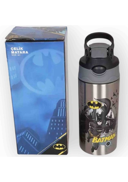 Beşiktaş J.k. Lisanslı Anaokulu Çantası - Batman Çelik Suluk Matara Hediye fırsatları