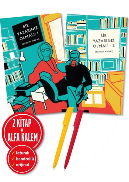 Bir Yazarınız Olmalı 1 / Bir Yazarınız Olmalı 2 (Alfa Kalem) - Feridun Andaç