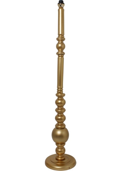 Ahşap Gold Lambader Ayak Vintage Model 140 cm LA77821
