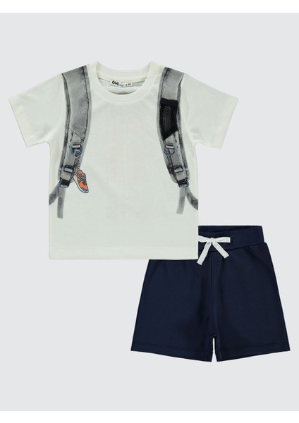 Erkek Çocuk Takım 2-5 Yaş Ekru
