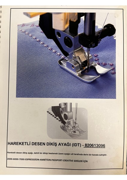 Hareketli Desen (S Nervür Ayağı)