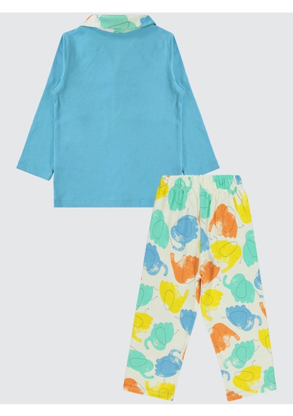Erkek Çocuk Pijama Takımı 2-5 Yaş Mavi fiyatları
