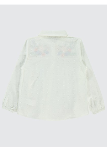 Kız Çocuk Gömlek 6-9 Yaş Ekru fiyatları