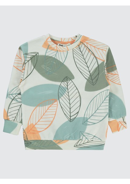 Erkek Çocuk Sweatshirt 2-5 Yaş Mercan