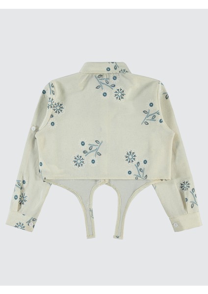 Kız Çocuk Gömlek 10-13 Yaş Turkuaz fiyatları