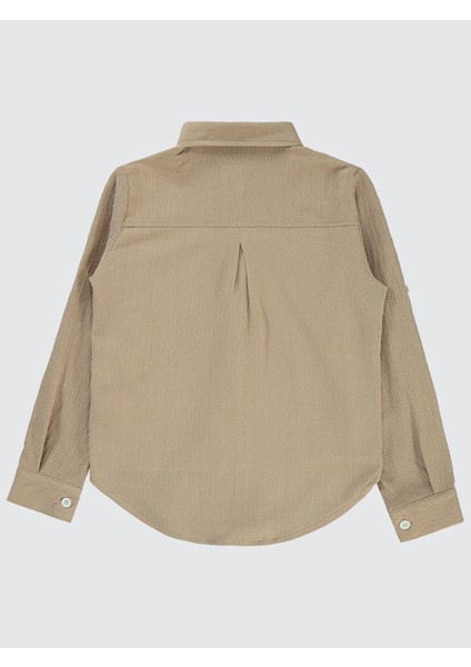 Kız Çocuk Gömlek 10-13 Yaş Açık Bej fiyatları
