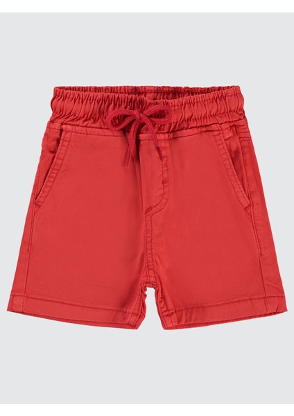 Erkek Çocuk Şort 6-18 Ay Kırmızı