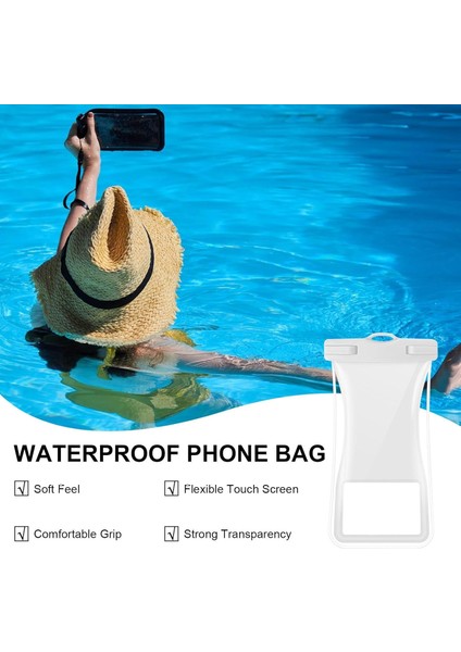 Su Geçirmez Aqua Telefon Kılıfı Universal Sıkı Waterproof Suda Batmaz 6.7 Inç Kapak fiyatları