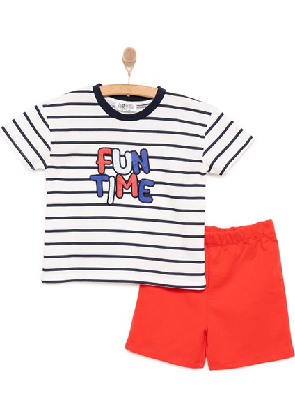 Motto Boy Erkek Tshirt-Şort Erkek Bebek