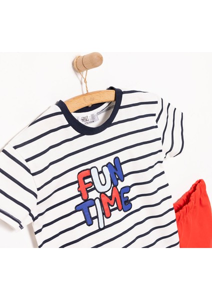 Motto Boy Erkek Tshirt-Şort Erkek Bebek modelleri