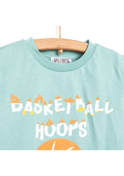 Basic Erkek Basketbol Baskılı Şortlu Takım Erkek Bebek modelleri
