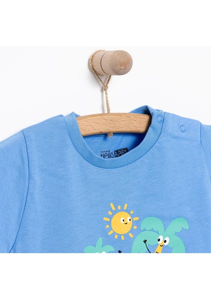 Basic Erkek Karpuz Baskılı T-Shirt Erkek Bebek modelleri