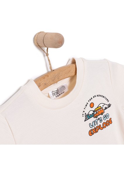 Happy On The Road Erkek Tshirt Erkek Bebek